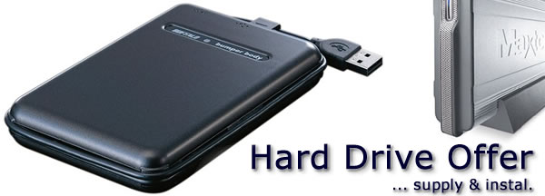 HARD DRIVE OFFER